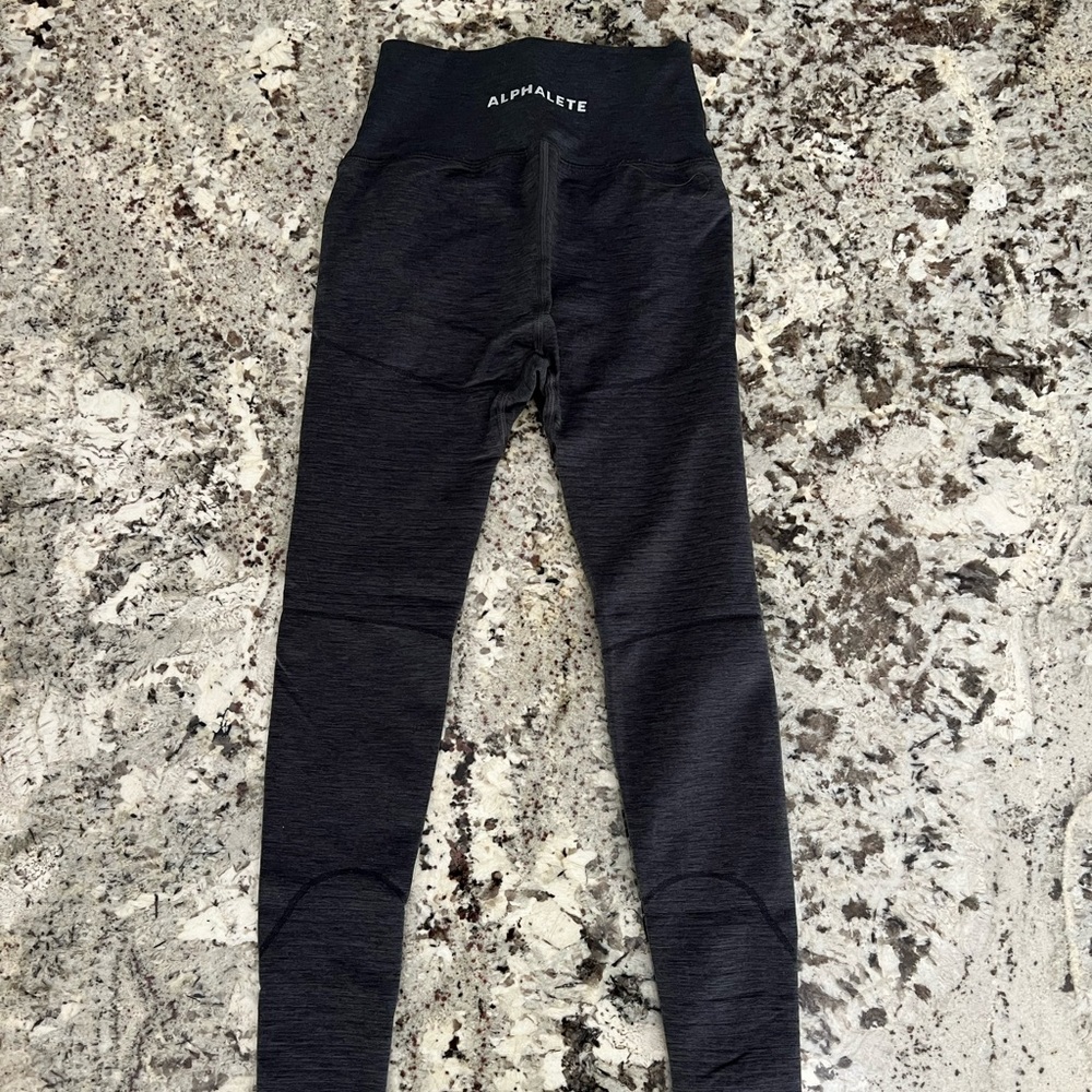 Alphalete Black High-Waisted Leggings